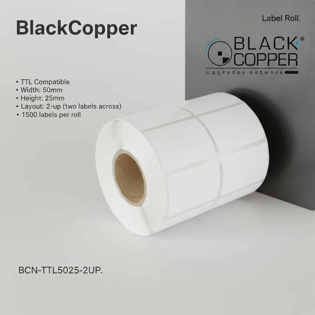 BlackCopper BC-TTL-2x1-2up-1500Labels