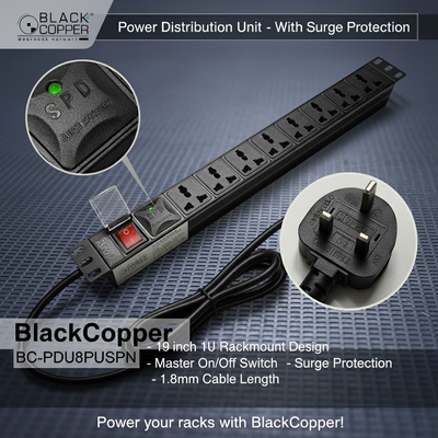 BlackCopper BCPDU8P-USPN