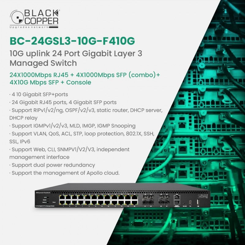 BlackCopper BC-24GSL3-10G-F410G