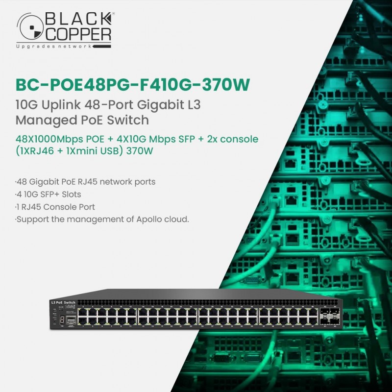 BlackCopper BC-POE48PG-F410G-370W