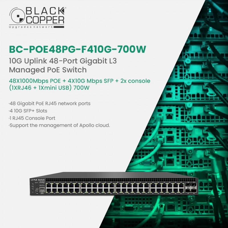 BlackCopper BC-POE48PG-F410G-700W