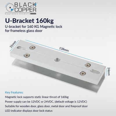 BlackCopper U-Bracket-160KG